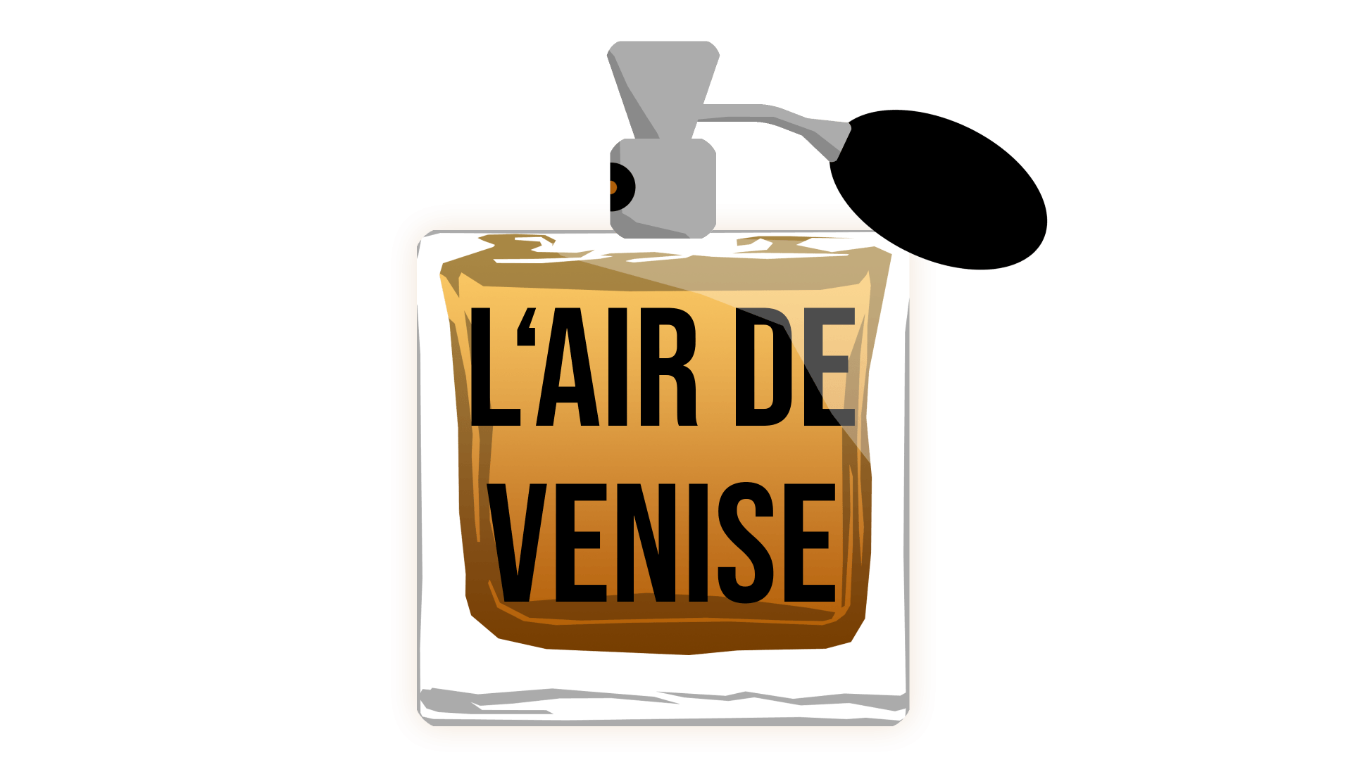 Ein Parfüm-Flacon mit der Duftnote Venedigs